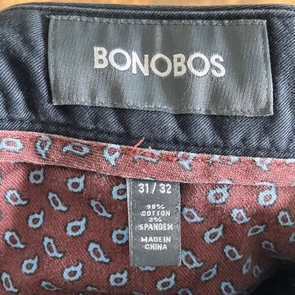 Bonobos Mens Pants Gray Slim Chino Career Academia Stretch 31x32 - Picture 4 of 11